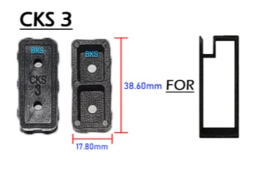 CKS 3 (6/8"x1 1/2") Door Hollow Bracket
